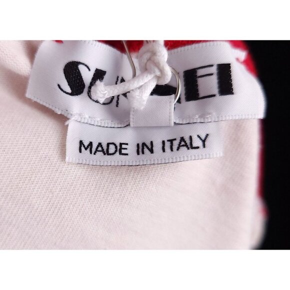 Sunnei Logo T-Shirt Size S Mens White Red $175 - Picture 15 of 16